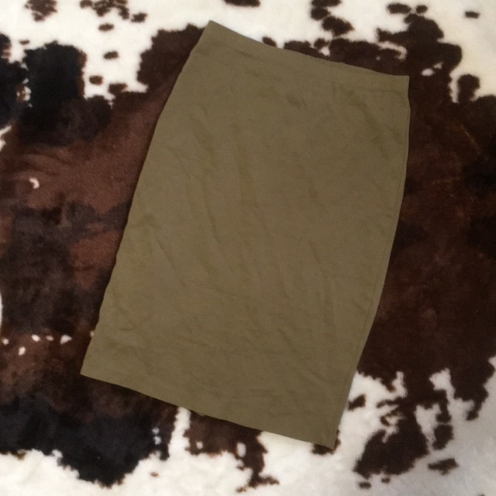 Olive Forever 21 Skirt
